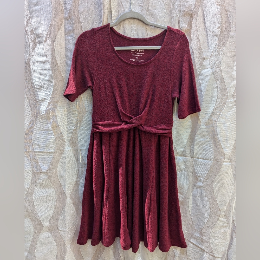 Torrid Rich Burgundy Midi Dress